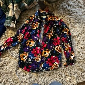 Vintage Express Floral Button Down